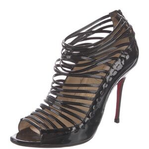 Elegant Black Strappy Heels